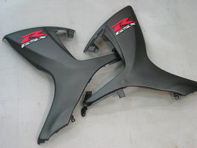 Amotopart 2006-2007 GSXR600/750 Suzuki Fairing Black Kit