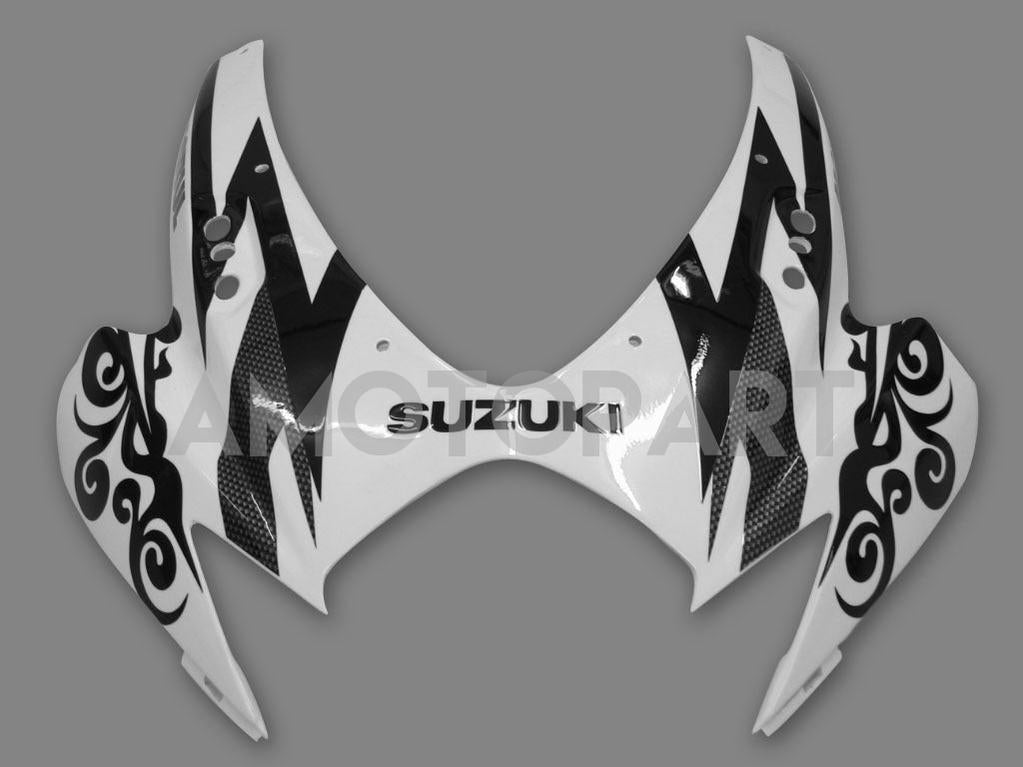 Amotopart 2006-2007 GSXR600750 Suzuki Fairing White Kit