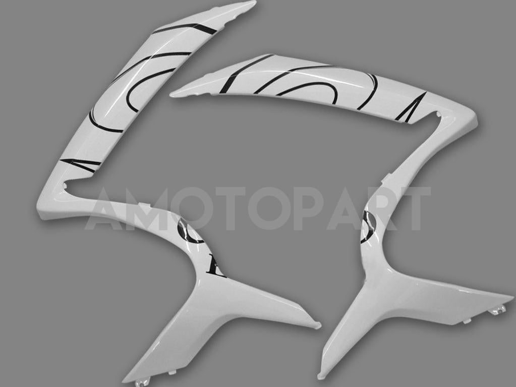 Amotopart 2006-2007 GSXR600750 Suzuki Fairing White Kit