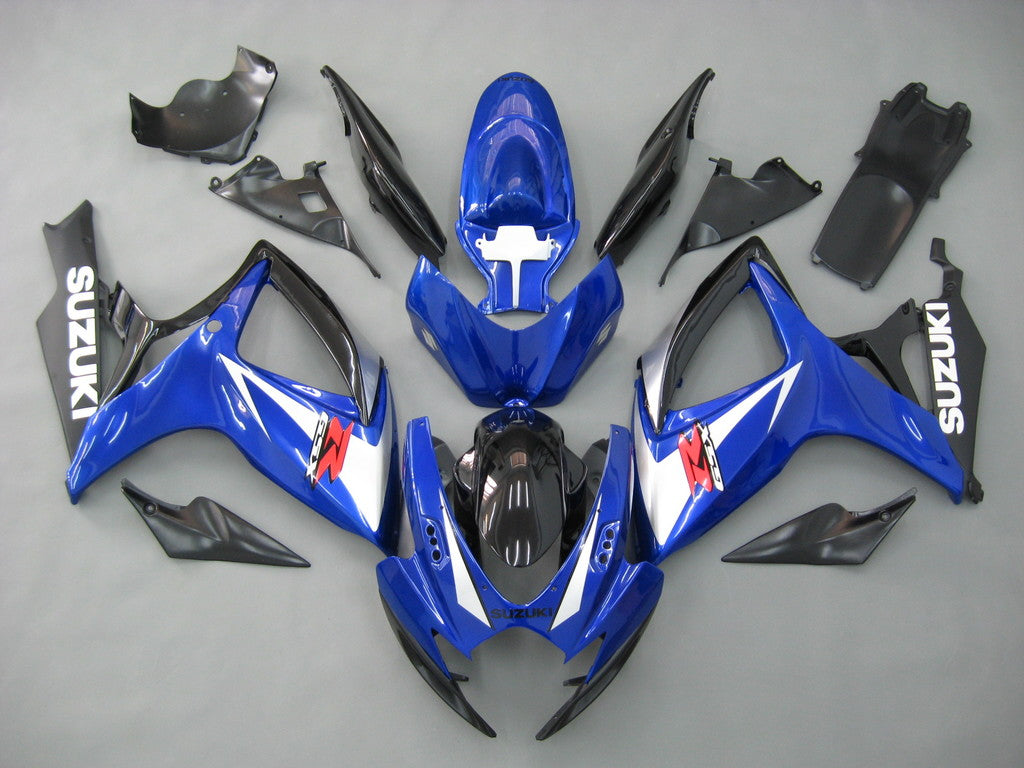 Amotopart 2006–2007 GSXR600750 Suzuki Verkleidung, Blau und Schwarz