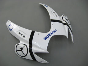 Amotopart 2006-2007 Suzuki GSXR600750 Fairing White&Blue Kit