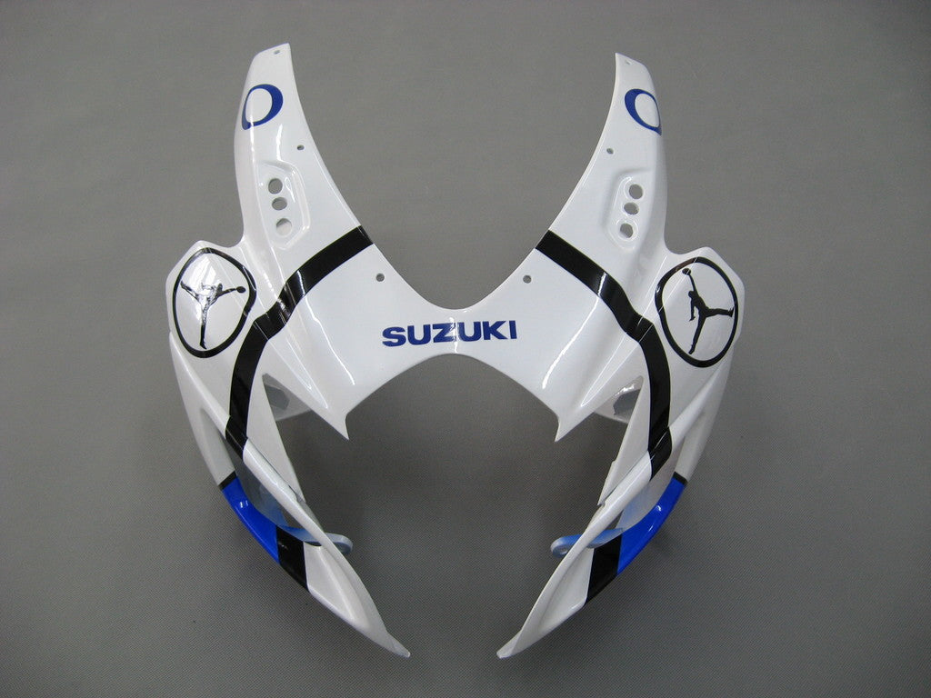 Amotopart 2006-2007 Suzuki GSXR 600750 Kit de carénage blanc et bleu