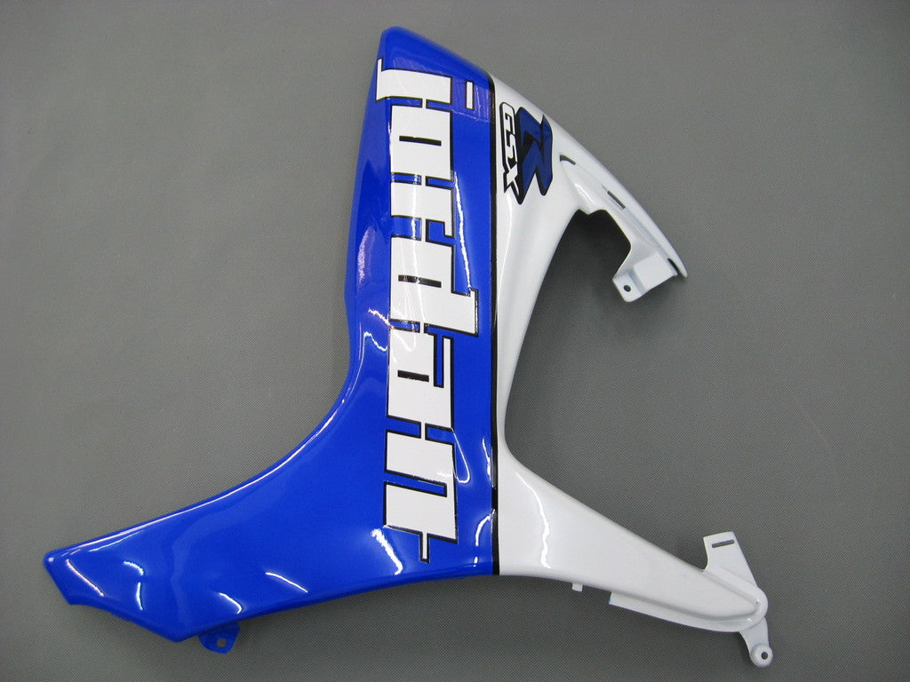 Amotopart 2006-2007 Suzuki GSXR600750 Fairing White&Blue Kit