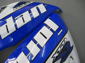 Amotopart 2006-2007 Kit carena Suzuki GSXR600750 bianco e blu