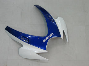 Amotopart 2006-2007 GSXR600750 Suzuki Fairing Blue&White Kit