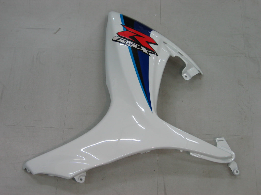 Amotopart 2006-2007 GSXR600750 Suzuki Fairing White&Blue Kit