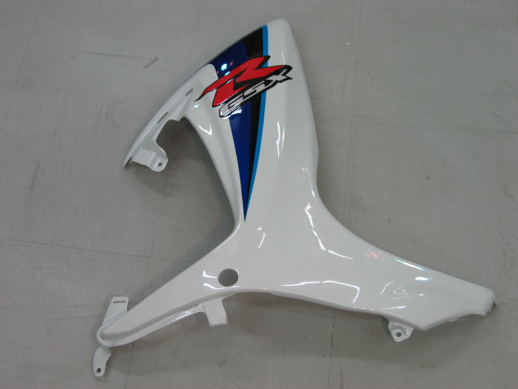 Amotopart 2006-2007 GSXR600750 Suzuki Fairing White&Blue Kit