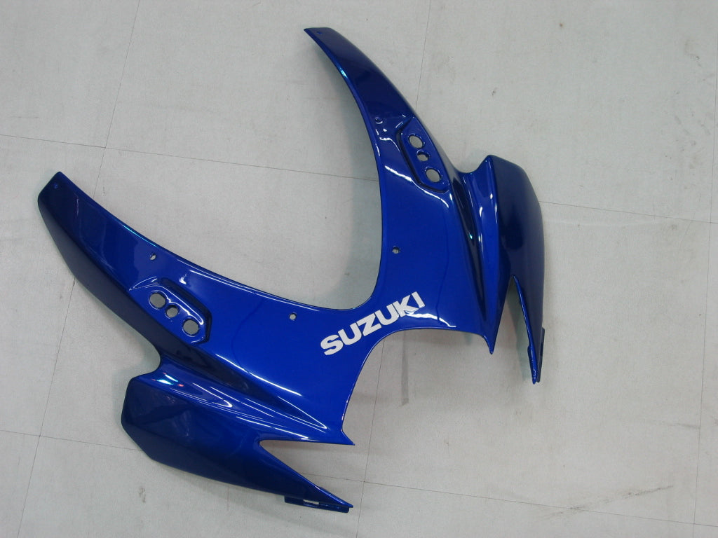 Amotopart 2006-2007 GSXR600750 Suzuki Fairing White&Blue Kit