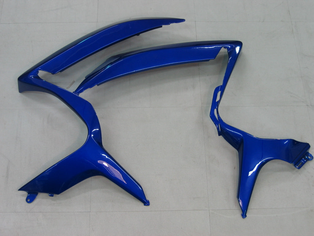 Amotopart 2006-2007 GSXR600750 Suzuki Fairing White&Blue Kit