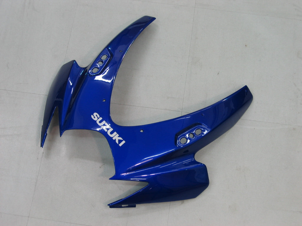 Amotopart 2006-2007 GSXR600750 Suzuki Fairing White&Blue Kit