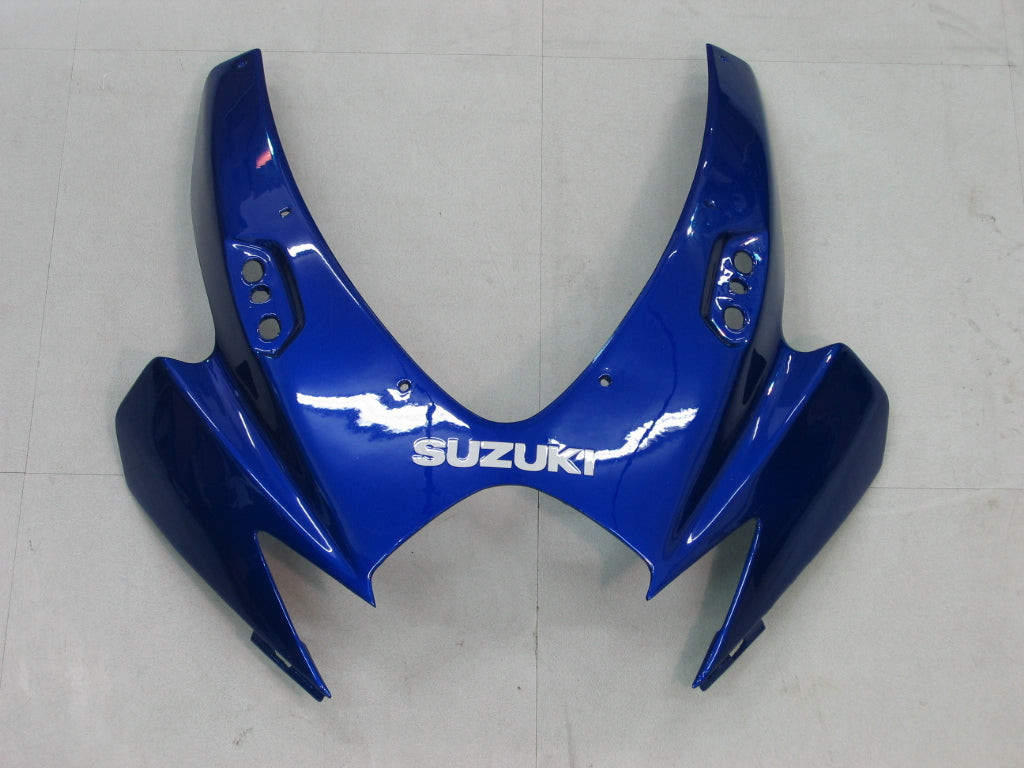 Amotopart 2006-2007 GSXR600750 Suzuki Fairing White&Blue Kit