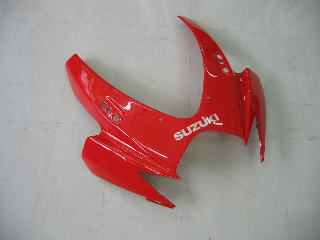 Amotopart 2006-2007 GSXR600750 Suzuki Fairing White&Red Kit