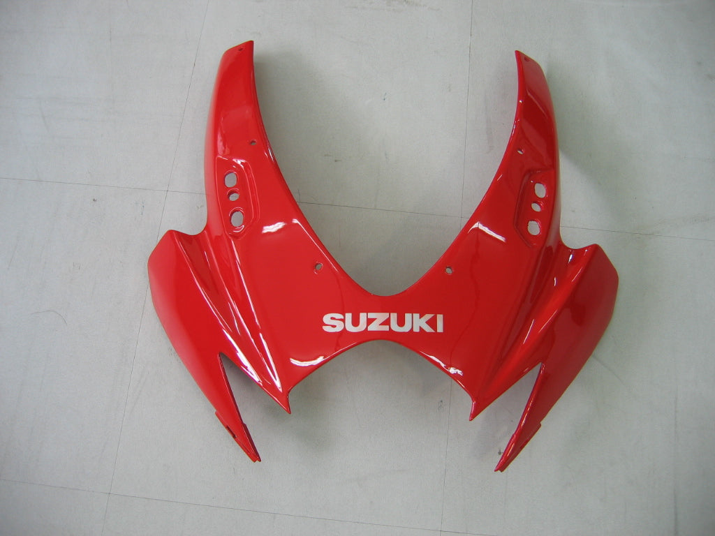 Amotopart 2006-2007 GSXR600750 Suzuki Fairing White&Red Kit