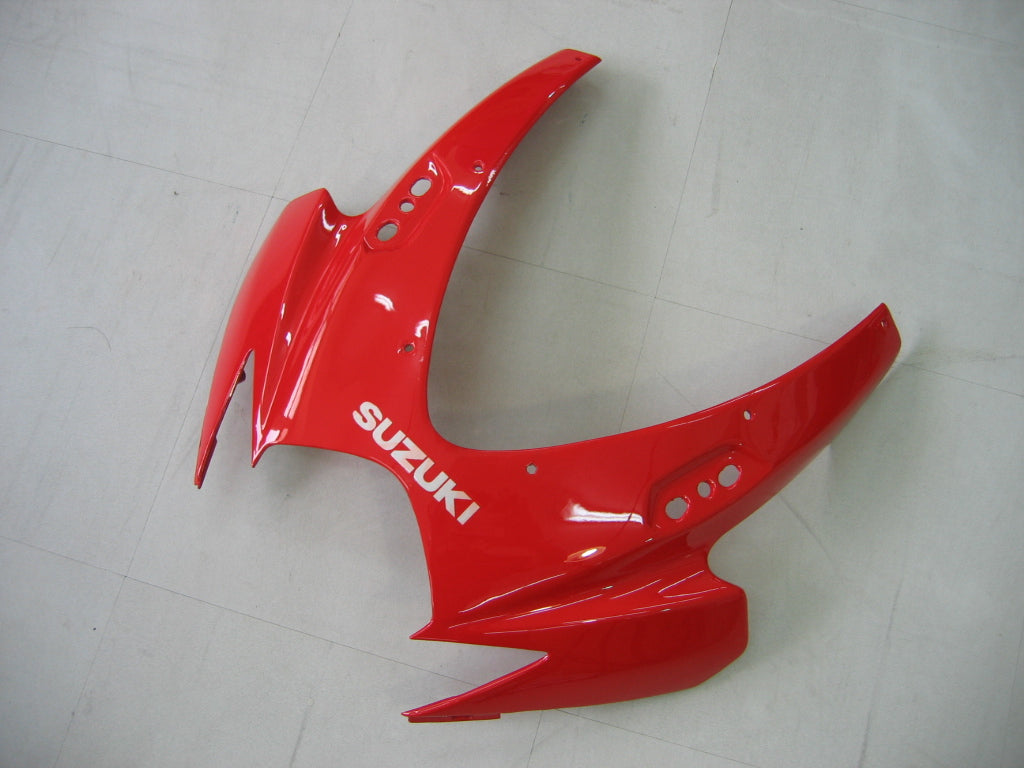 Amotopart 2006-2007 GSXR600750 Suzuki Fairing White&Red Kit