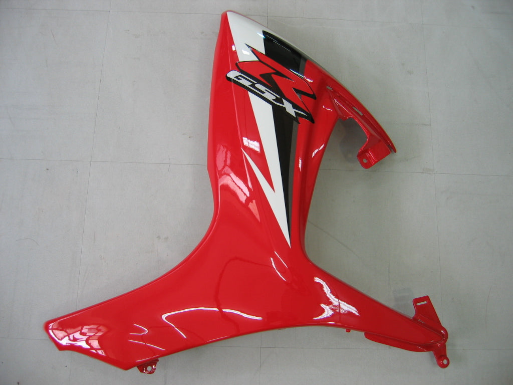 Amotopart 2006-2007 GSXR600750 Suzuki Fairing White&Red Kit