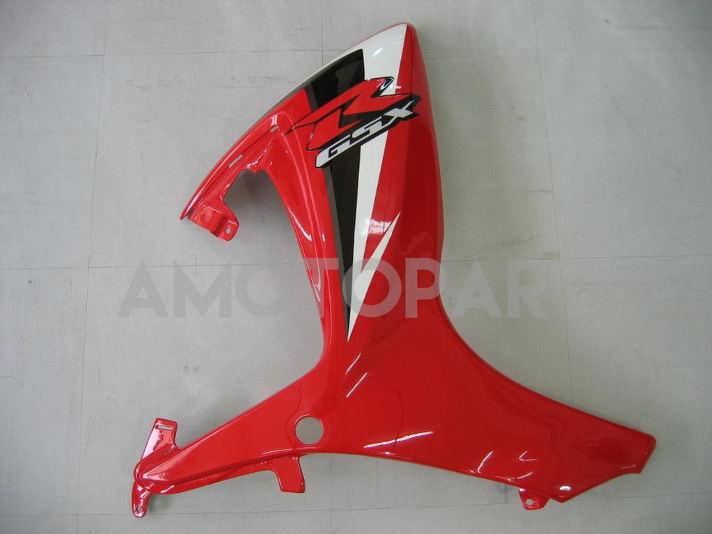 Amotopart 2006-2007 GSXR600750 Suzuki Fairing White&Red Kit