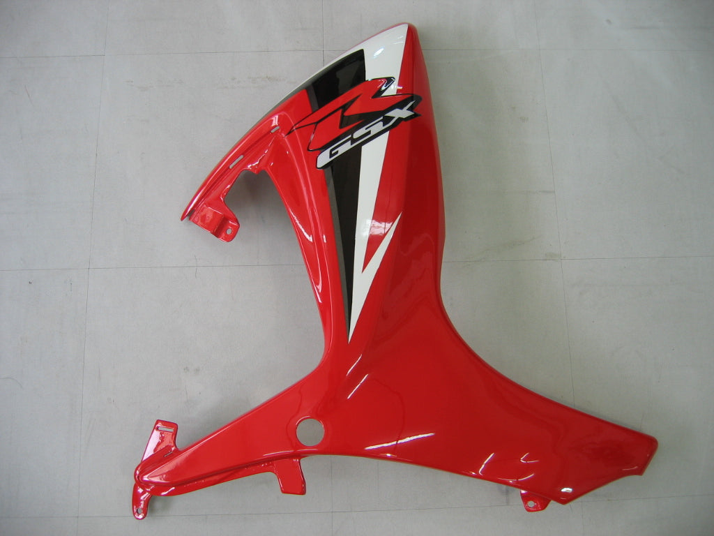 Amotopart 2006-2007 GSXR600750 Suzuki Fairing White&Red Kit