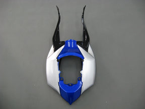 Amotopart 2008-2010 GSXR600750 Suzuki Fairing White&Blue Kit
