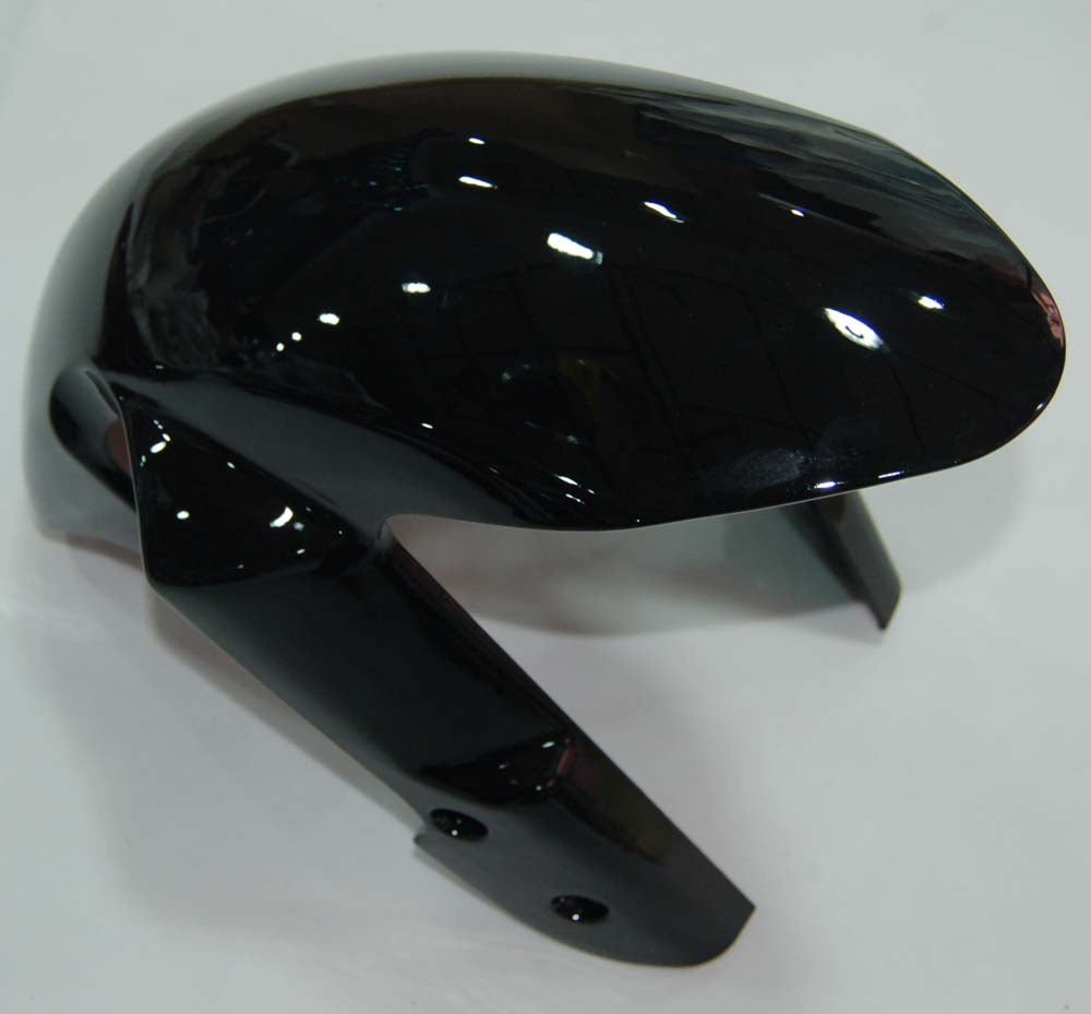 Amotopart 2008-2010 GSXR600750 Suzuki Fairing Black Red Flame Kit