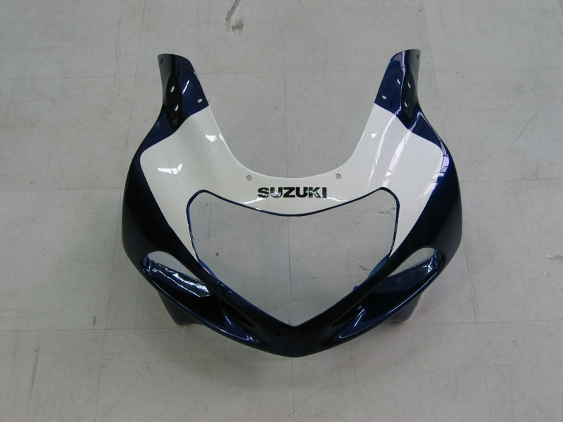 Amotopart 2001-2003 Suzuki GSXR600/750 Carena Multi Kit Blu&amp;Bianco