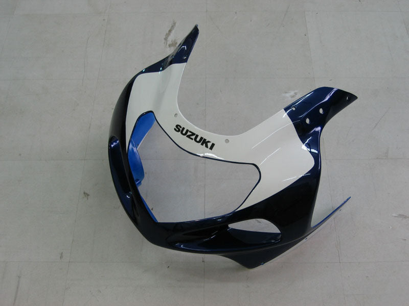 Amotopart 01-03 GSXR600 & 00-03 GSXR750 Suzuki Fairing Blue&White Kit