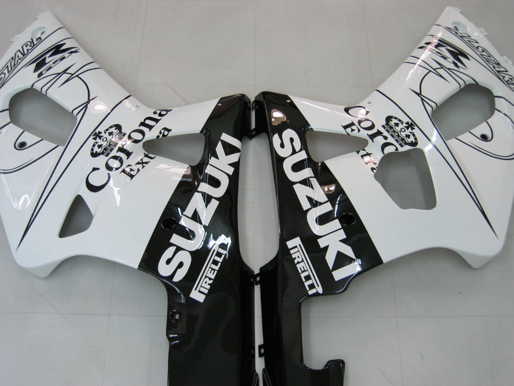 Amotopart Suzuki 01-03 GSXR600 & 00-03 GSXR750 Fairing White Kit