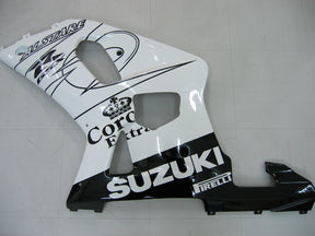 Amotopart Kit carena bianca Suzuki 01-03 GSXR600 e 00-03 GSXR750