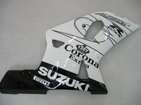 Amotopart Kit carena bianca Suzuki 01-03 GSXR600 e 00-03 GSXR750