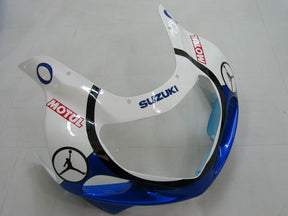 Amotopart 2001–2003 Suzuki GSXR600/750 Verkleidung, Blau und Weiß, Style2-Kit
