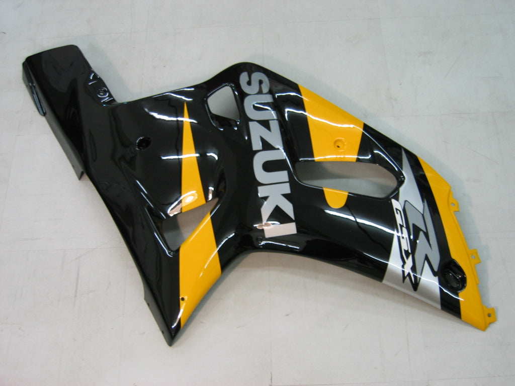 Amotopart Suzuki 01-03 GSXR600 & 00-03 GSXR750 Fairing Yellow&Black Kit