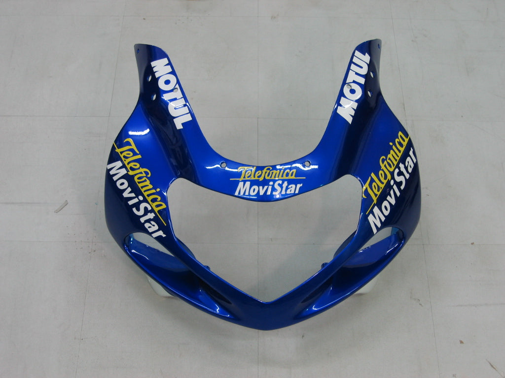 Amotopart Suzuki 01-03 GSXR600 & 00-03 GSXR750 Fairing multi-blue Kit