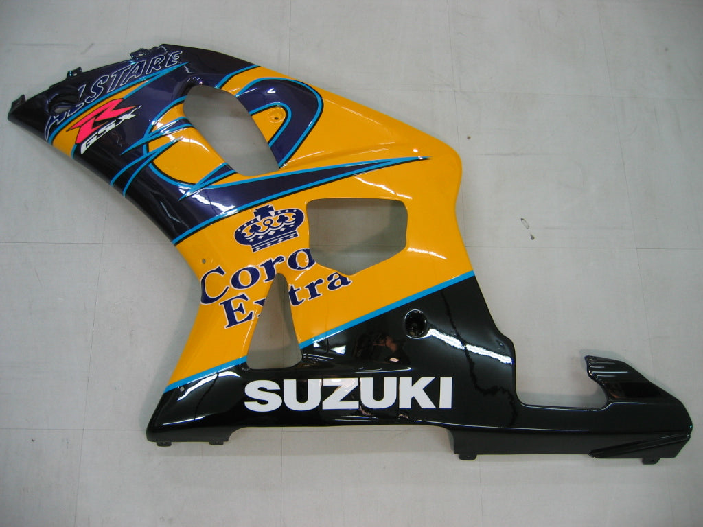 Amotopart Suzuki 01-03 GSXR600 & 00-03 GSXR750 Fairing multi-yellow Kit