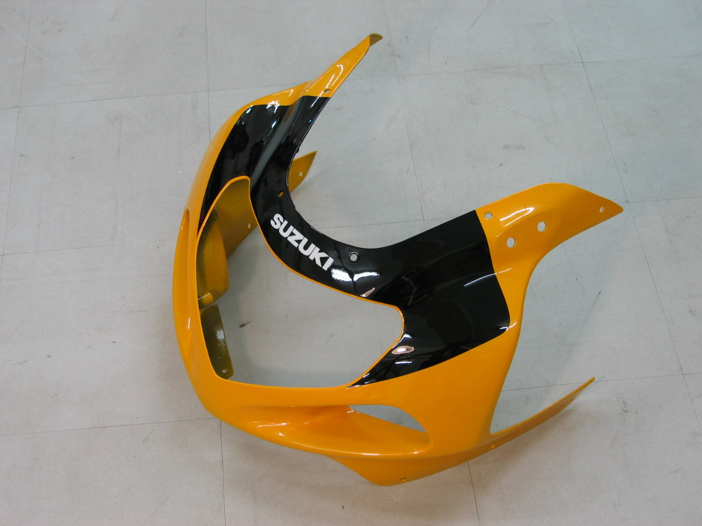 Amotopart Suzuki 01-03 GSXR600 & 00-03 GSXR750 Fairing Yellow Grey Kit