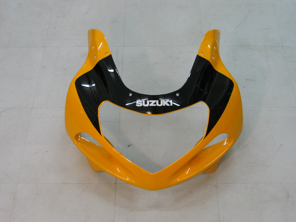 Amotopart Suzuki 01-03 GSXR600 & 00-03 GSXR750 Fairing Yellow Grey Kit