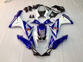 Amotopart 2011-2021 Suzuki GSXR 600 750 Fairing White&Blue Kit