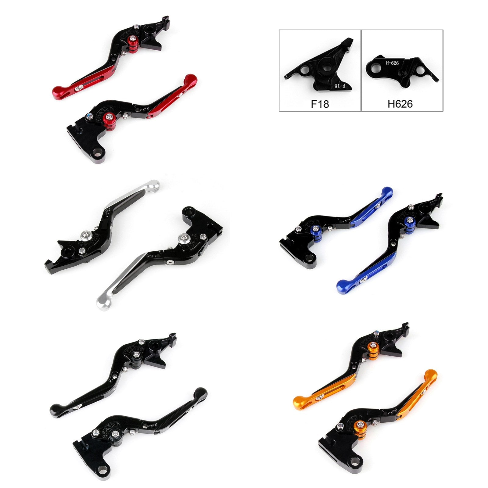 Palancas de embrague de freno extensibles plegables ajustables para Honda CBR CB VTX1300 NC700