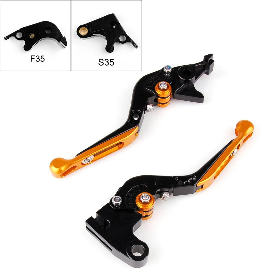 Adjustable Folding Extendable Brake Clutch Levers For Suzuki GSXR600 750 1000