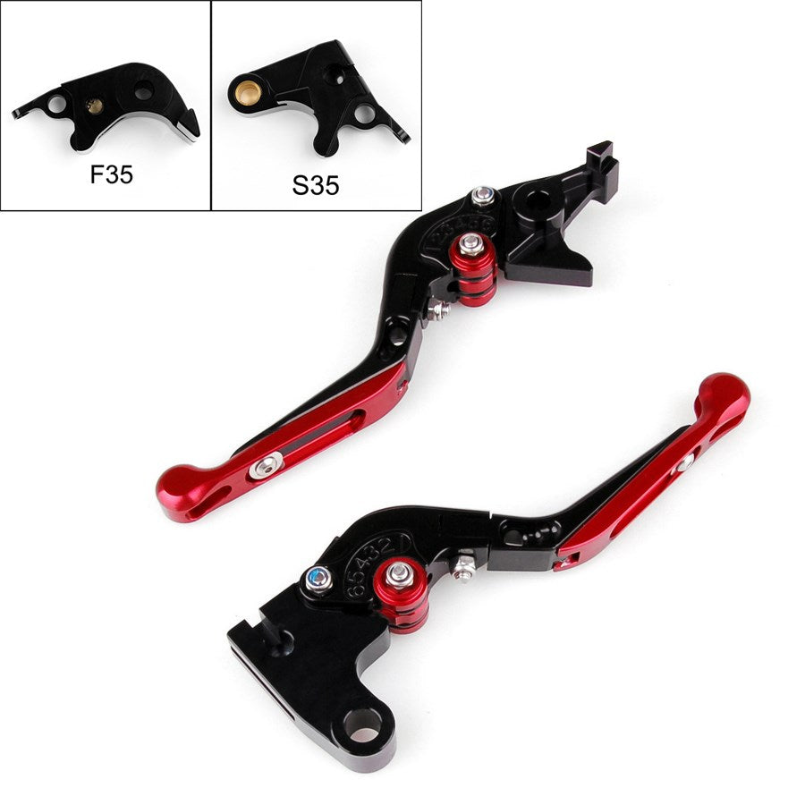 Adjustable Folding Extendable Brake Clutch Levers For Suzuki GSXR600 750 1000