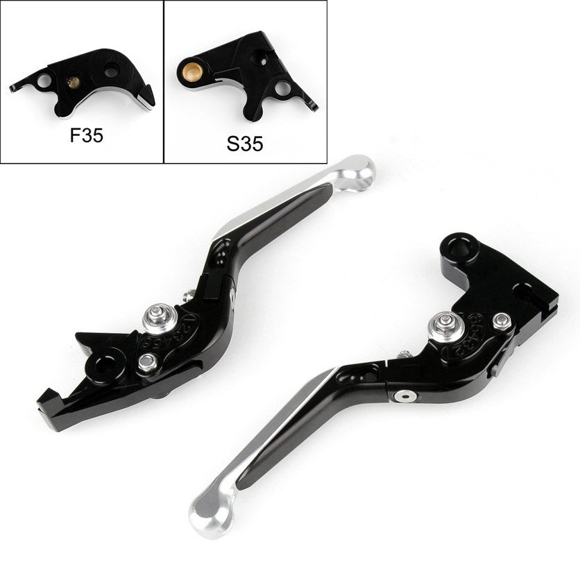 Adjustable Folding Extendable Brake Clutch Levers For Suzuki GSXR600 750 1000