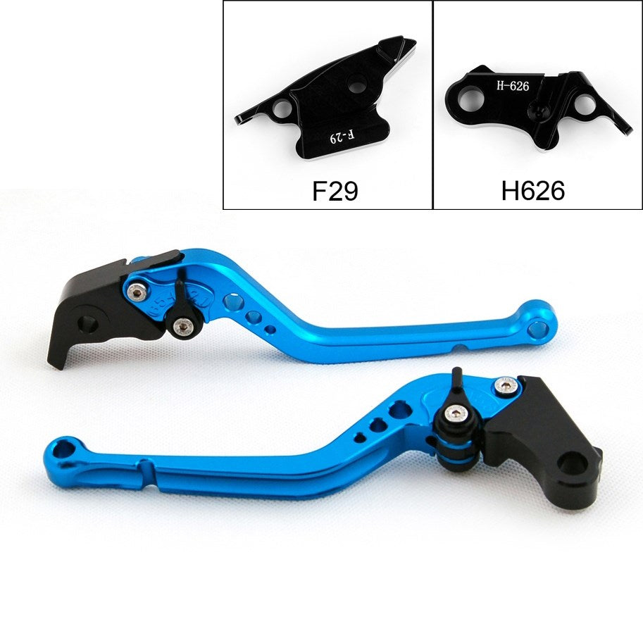 Long Brake Clutch Levers For Honda CBR929RR CBR 929 RR 2000-2001 Black