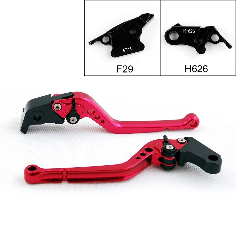 Long Brake Clutch Levers For Honda CBR929RR CBR 929 RR 2000-2001 Black