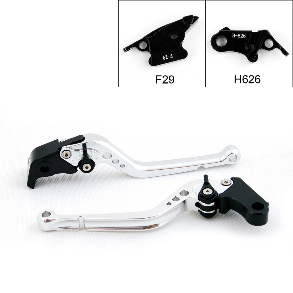 Long Brake Clutch Levers For Honda CBR929RR CBR 929 RR 2000-2001 Black