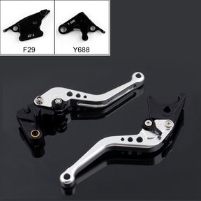 Short Brake Clutch Levers For Honda CBR600RR 03-06 CBR954RR 02-03 Silver