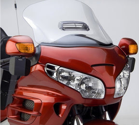 Honda Windschutzscheiben-Windschutzscheiben-Entlüftung, passend für Honda Goldwing 1800 GL1800 2001–2016, Rauch