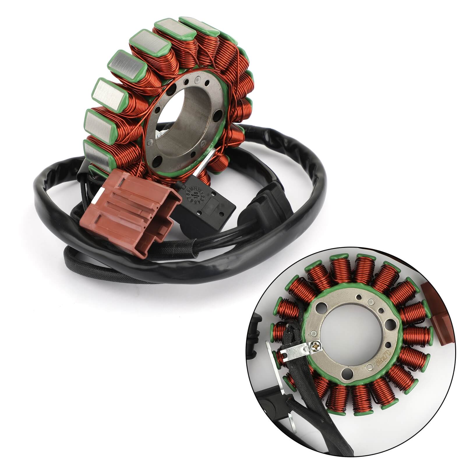 Bobine de Stator de moteur de générateur de magnéto adaptée à Gilera Fuoco 500 4T 4V ie E3 LT Fuoco 500 E3 2007 – 2014