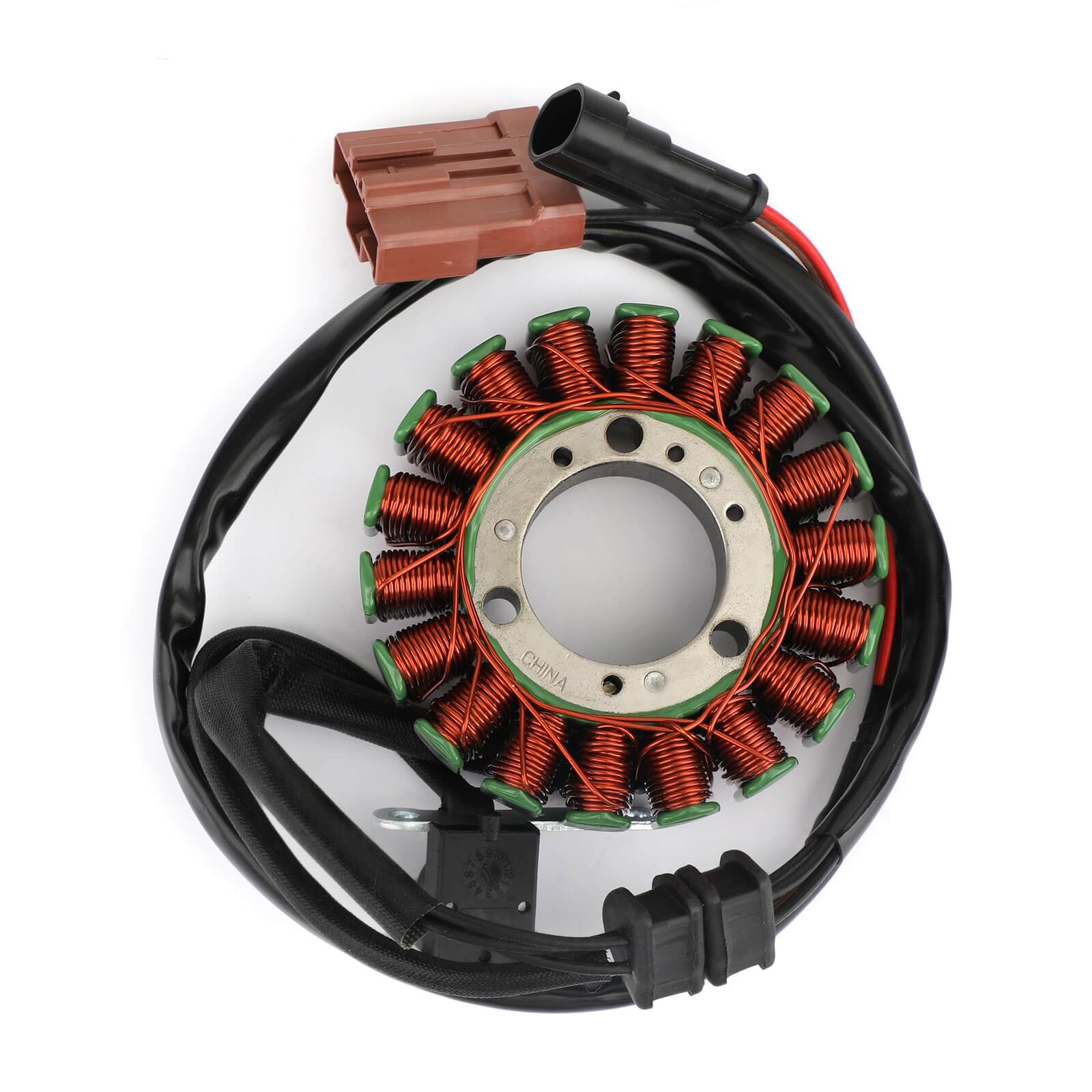 Bobine de Stator de moteur de générateur de magnéto adaptée à Gilera Fuoco 500 4T 4V ie E3 LT Fuoco 500 E3 2007 – 2014