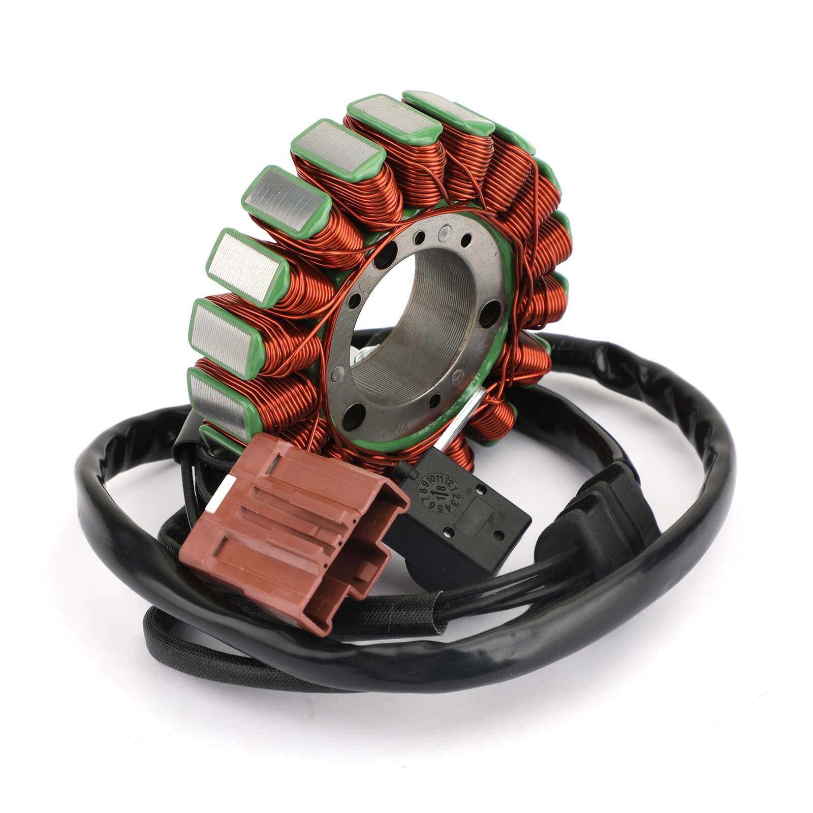 Bobine de Stator de moteur de générateur de magnéto adaptée à Gilera Fuoco 500 4T 4V ie E3 LT Fuoco 500 E3 2007 – 2014