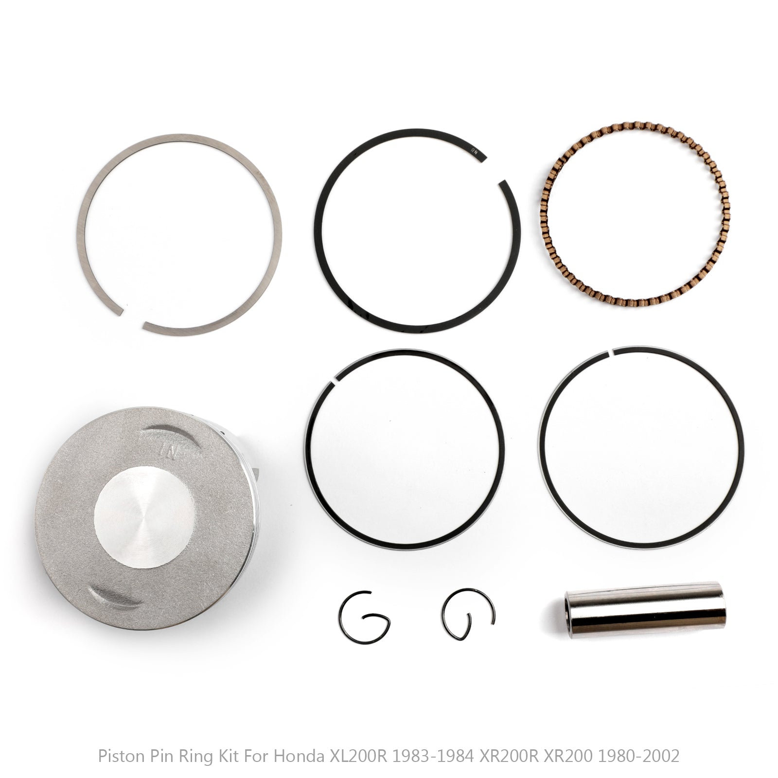 Pistone 65,50mm UE XL200 Honda XR200 XR200R 13011-446-811 Kit 1980-2002 Adatto a STD generico