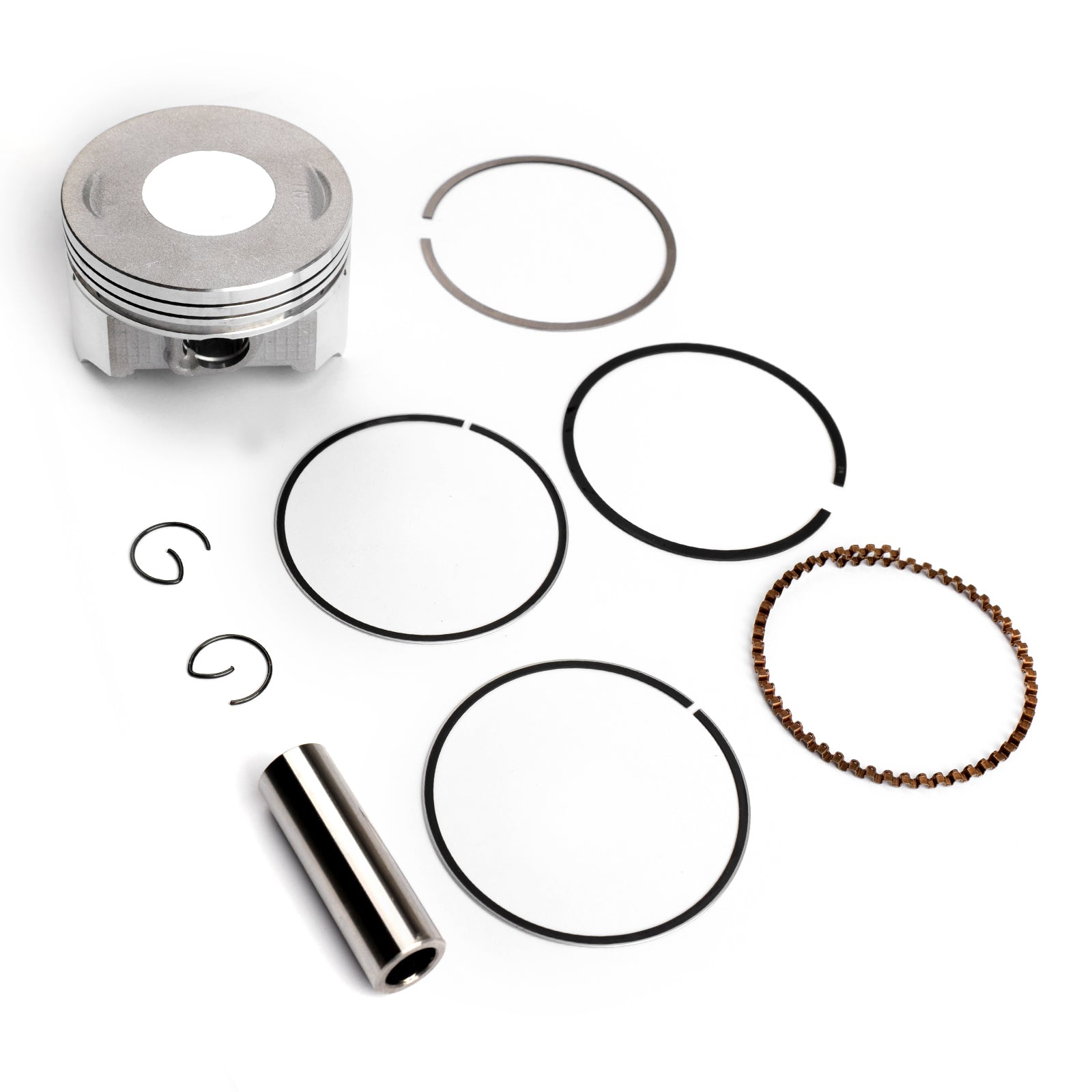 Pistón 65,50 mm UE XL200 Honda XR200 XR200R 13011-446-811 Kit 1980-2002 Se adapta a STD genérico