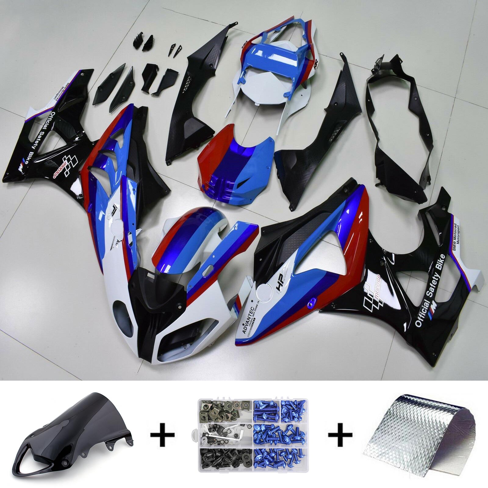 Amotopart Verkleidungen BMW S1000RR (2009-2014) Verkleidungsset